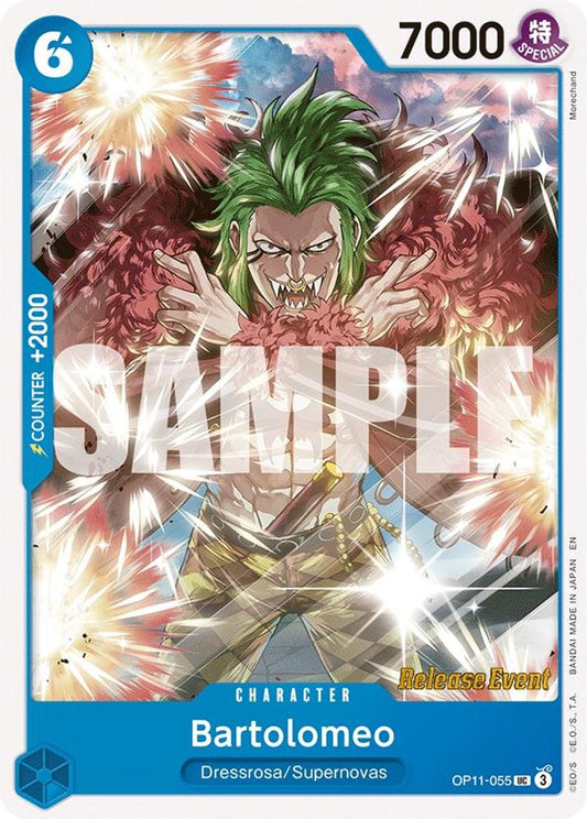 Bartolomeo (OP11-055) Release Event Cards