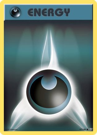 Basic Darkness Energy (97) Reverse Holofoil - Evolutions