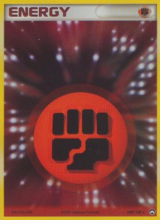 Basic Fighting Energy (108) Holofoil - Power Keepers