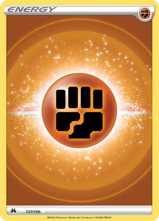 Basic Fighting Energy (Textured) (157) Holofoil - Crown Zenith