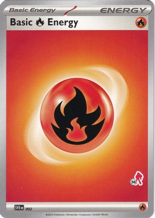 Basic Fire Energy (#38 Armarouge) (2) - Battle Academy 2024