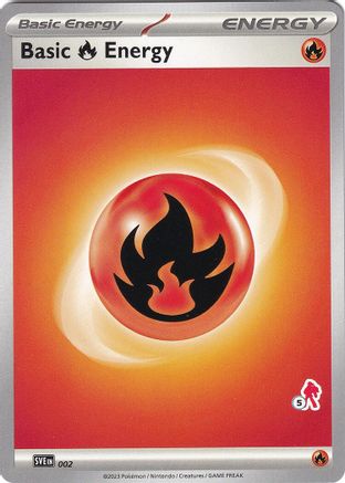 Basic Fire Energy (#5 Armarouge) (2) - Battle Academy 2024