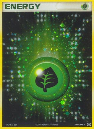 Basic Grass Energy (101) Holofoil - Emerald
