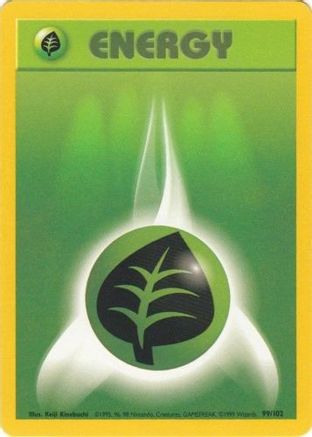 Basic Grass Energy (99) - Base Set