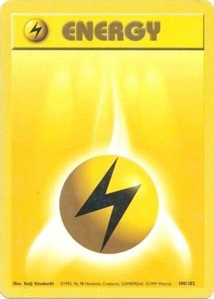 Basic Lightning Energy (100) - Base Set