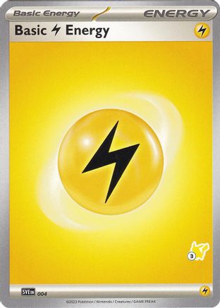Basic Lightning Energy (#3 Pikachu) (4) - Battle Academy 2024