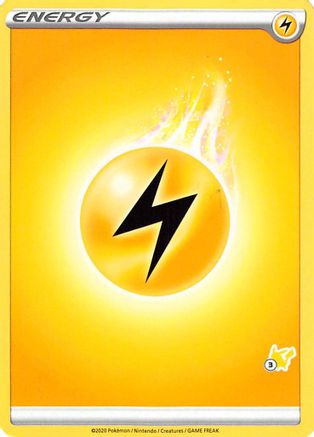Basic Lightning Energy (#3 Pikachu) - Battle Academy 2022