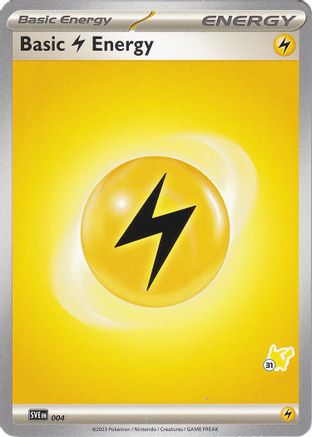 Basic Lightning Energy (#31 Pikachu) (4) - Battle Academy 2024