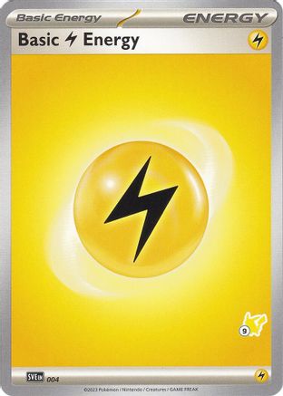 Basic Lightning Energy (#9 Pikachu) (4) - Battle Academy 2024