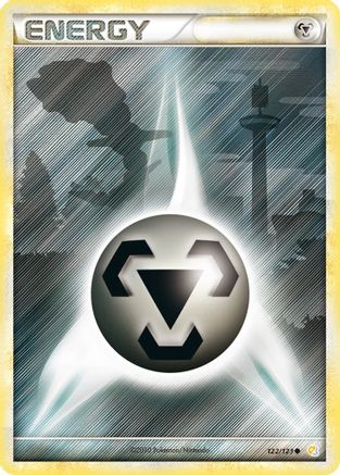 Basic Metal Energy (122) Reverse Holofoil - HeartGold & SoulSilver