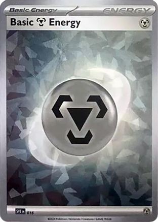 Basic Metal Energy (Cracked Ice Holo) (16) Holofoil - Scarlet & Violet