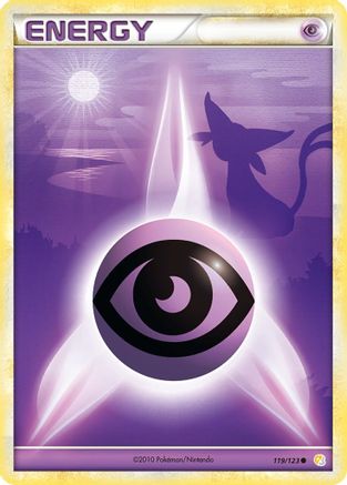 Basic Psychic Energy (119) Reverse Holofoil - HeartGold & SoulSilver