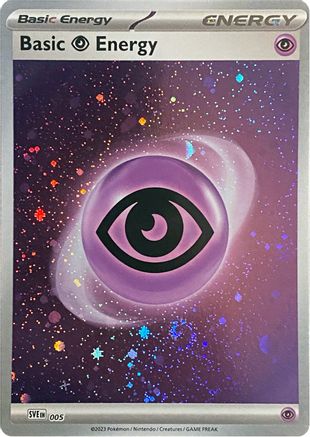 Basic Psychic Energy (Cosmos Holo) (5) Holofoil - Scarlet & Violet