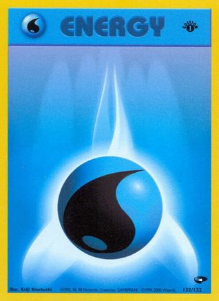 Basic Water Energy (132) (1st Edition) - Gym Challenge