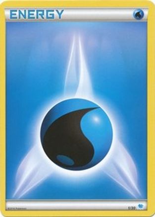 Basic Water Energy (9) - Trainer Kit: Pikachu Libre & Suicune