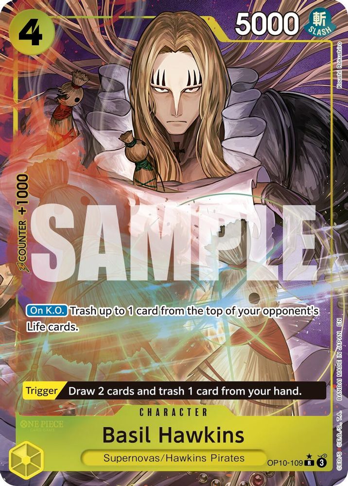 Basil Hawkins (Alternate Art) (OP10-109) Foil