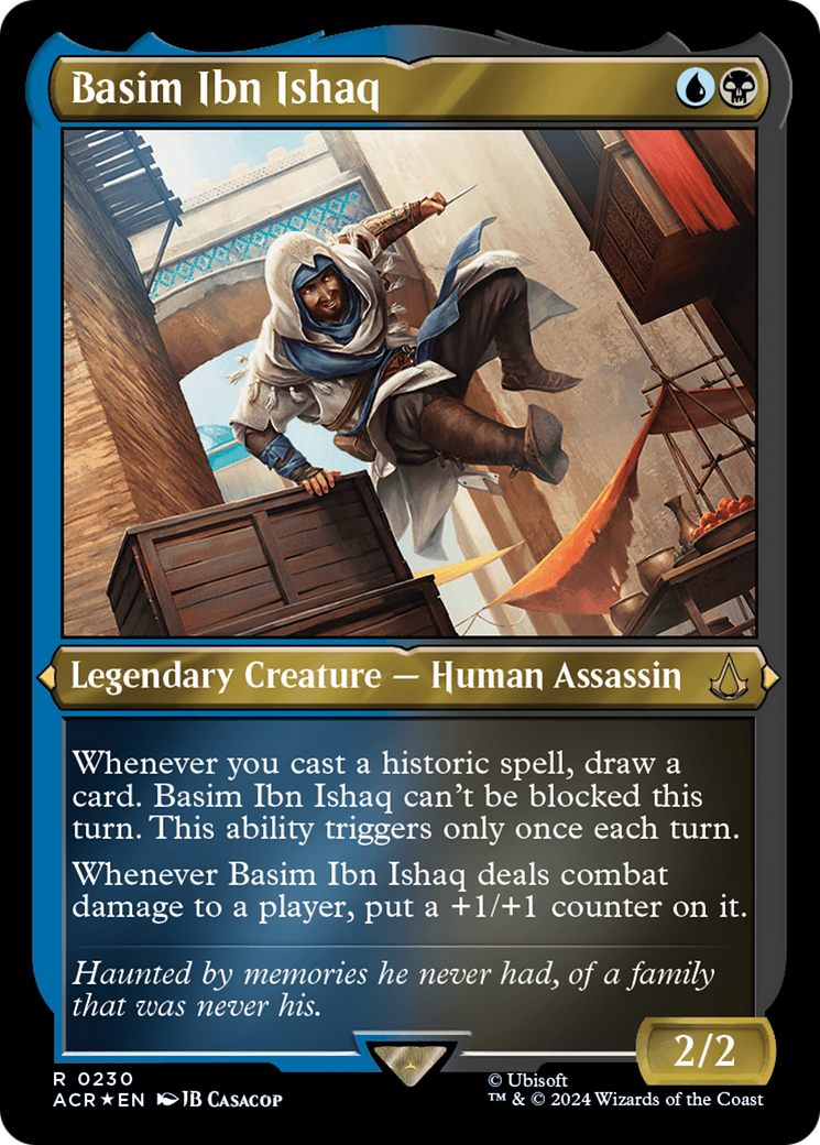 Basim Ibn Ishaq (230) Etched Foil - Assassin's Creed