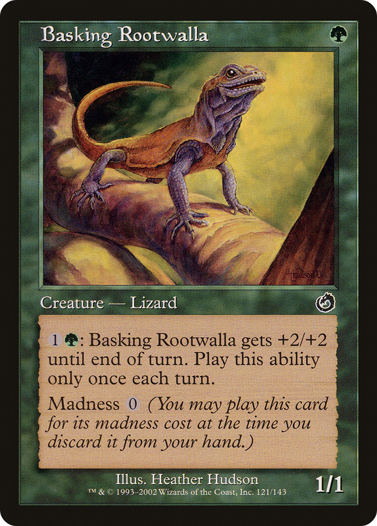 Basking Rootwalla (121) Foil - Torment