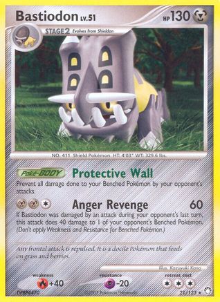 Bastiodon (21) Reverse Holofoil - Mysterious Treasures