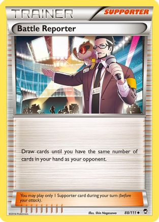 Battle Reporter (88) Reverse Holofoil - Furious Fists