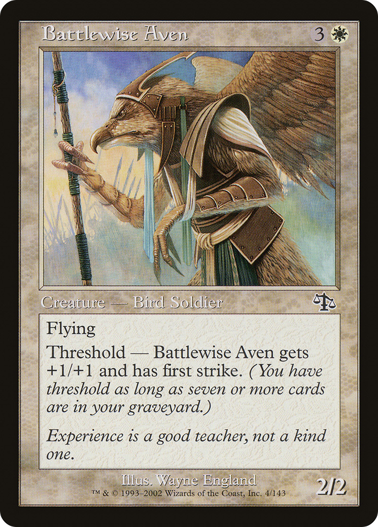 Battlewise Aven (004) Foil - Judgment