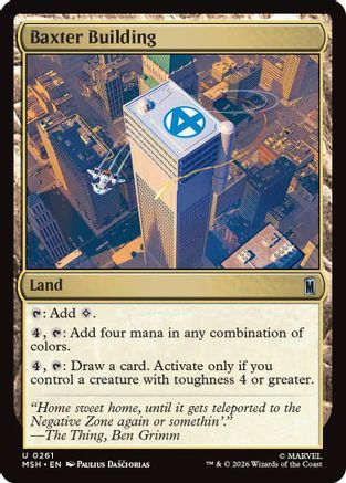 Baxter Building (261) Foil - Marvel Super Heroes