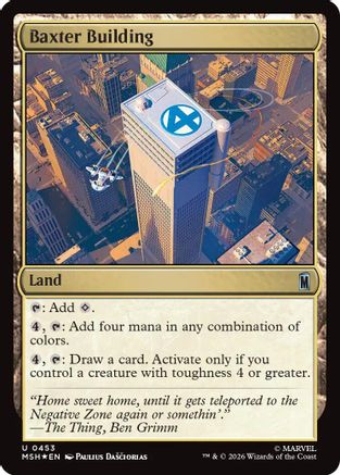 Baxter Building (453) Surge Foil - Marvel Super Heroes
