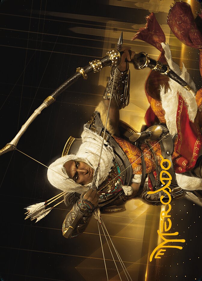 Bayek of Siwa (016s) Gold-Stamped - Art Series: Assassin's Creed