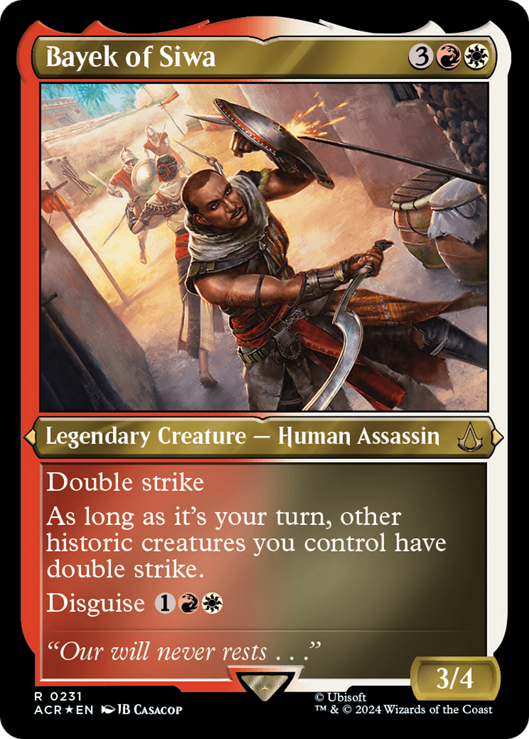 Bayek of Siwa (231) Etched Foil - Assassin's Creed