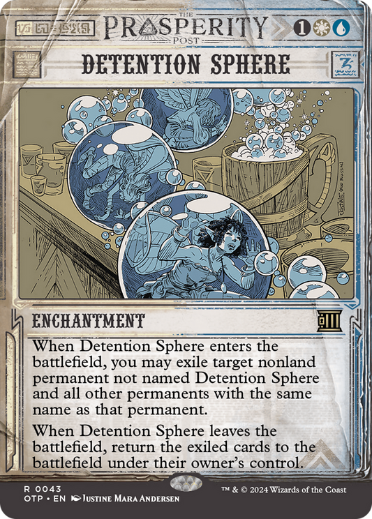 Detention Sphere [Outlaws of Thunder Junction: Breaking News] Foil