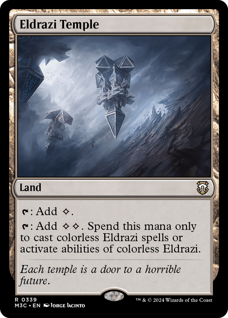 Eldrazi Temple (Ripple Foil) [Modern Horizons 3 Commander] | Silver Goblin
