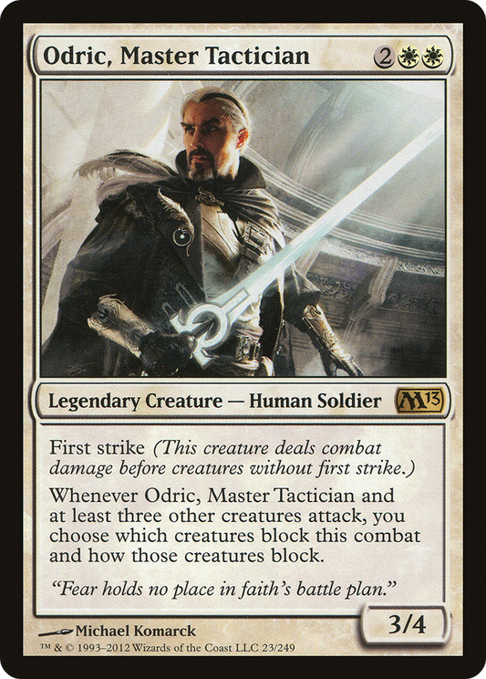 Odric, Master Tactician [Magic 2013] Foil