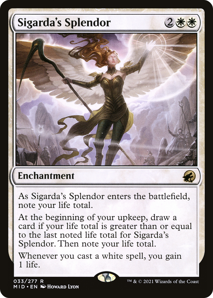 Sigarda's Splendor [Innistrad: Midnight Hunt] Foil