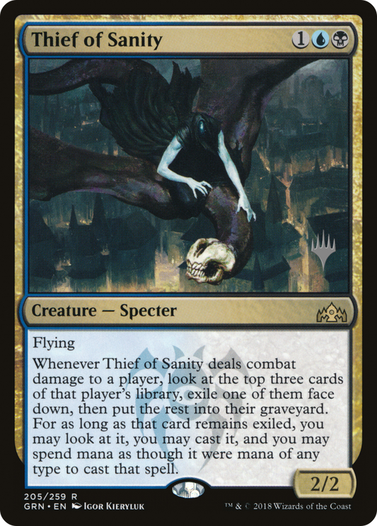 Thief of Sanity (Promo Pack) [Guilds of Ravnica Promos] Foil