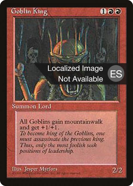 Goblin King [Fourth Edition (Foreign Black Border)]