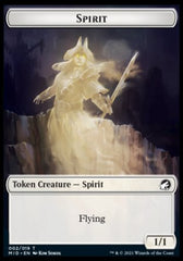 Spirit // Spider Double-Sided Token [Innistrad: Midnight Hunt Tokens] | Silver Goblin