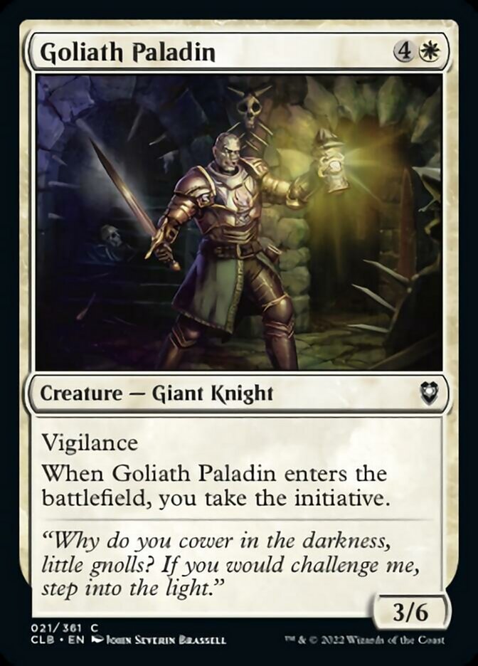 Goliath Paladin [Commander Legends: Battle for Baldur's Gate] | Silver Goblin