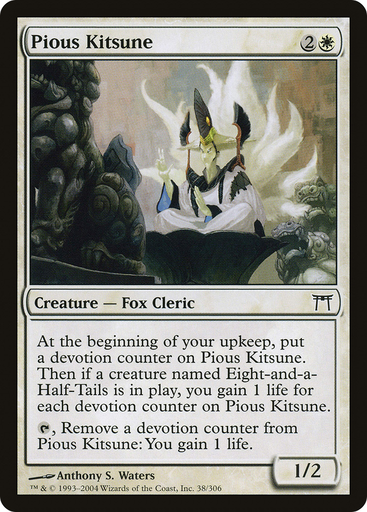 Pious Kitsune [Champions of Kamigawa] Foil