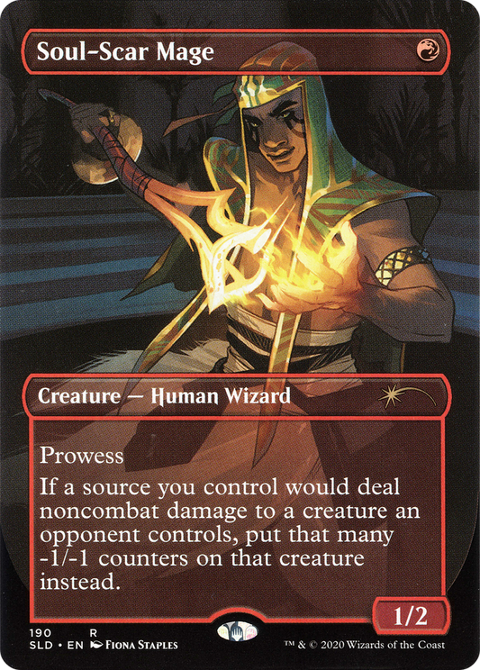 Soul-Scar Mage (Borderless) [Secret Lair Drop Series] Foil