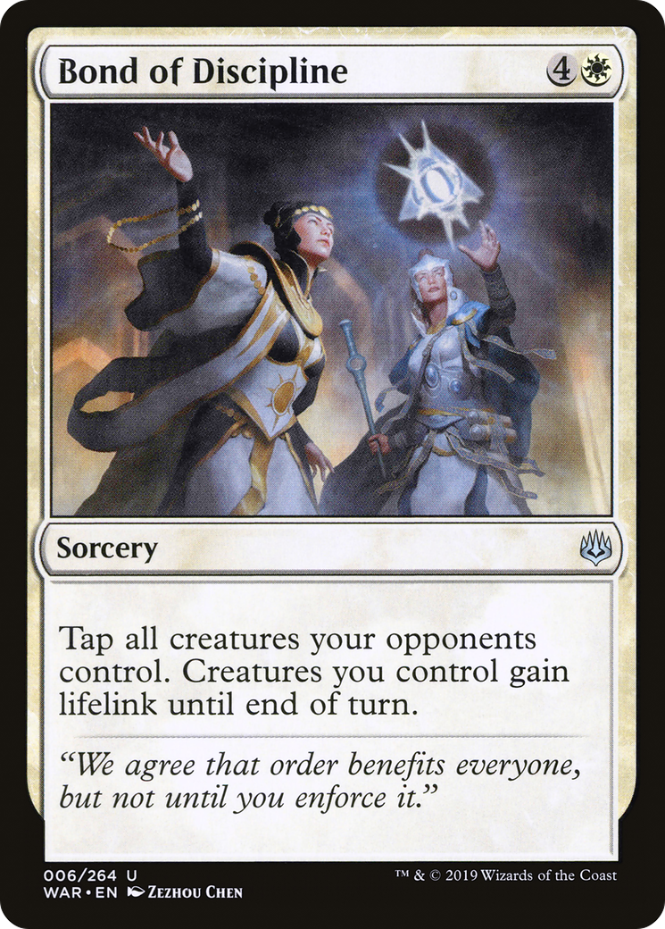 Bond of Discipline [War of the Spark] Foil