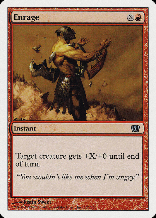 Enrage (Oversized) [Eighth Edition] Foil
