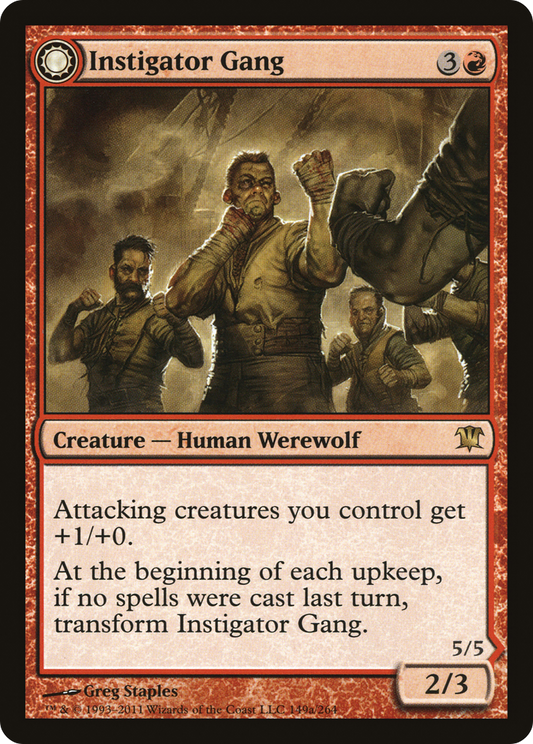 Instigator Gang // Wildblood Pack [Innistrad] Foil