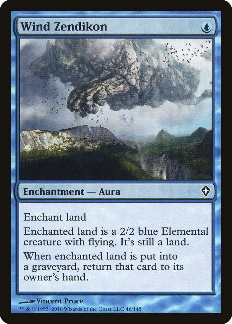 Wind Zendikon [Worldwake] Foil