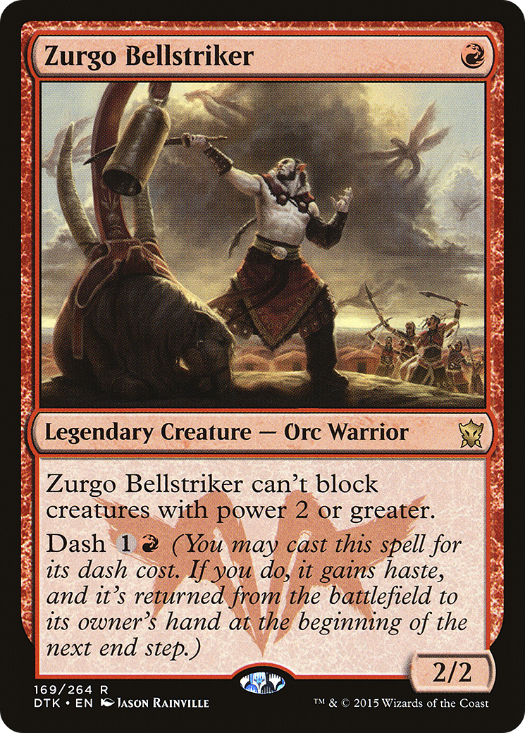 Zurgo Bellstriker [Dragons of Tarkir] Foil