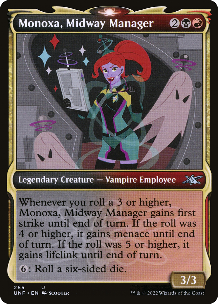 Monoxa, Midway Manager (Showcase) (265) Foil - Unfinity