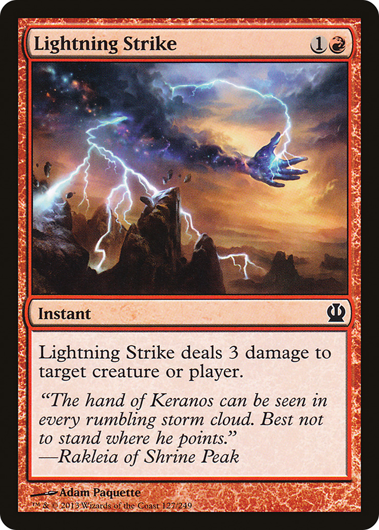 Lightning Strike [Theros] Foil