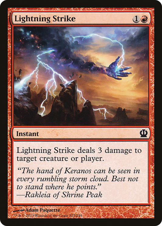 Lightning Strike [Theros] Foil
