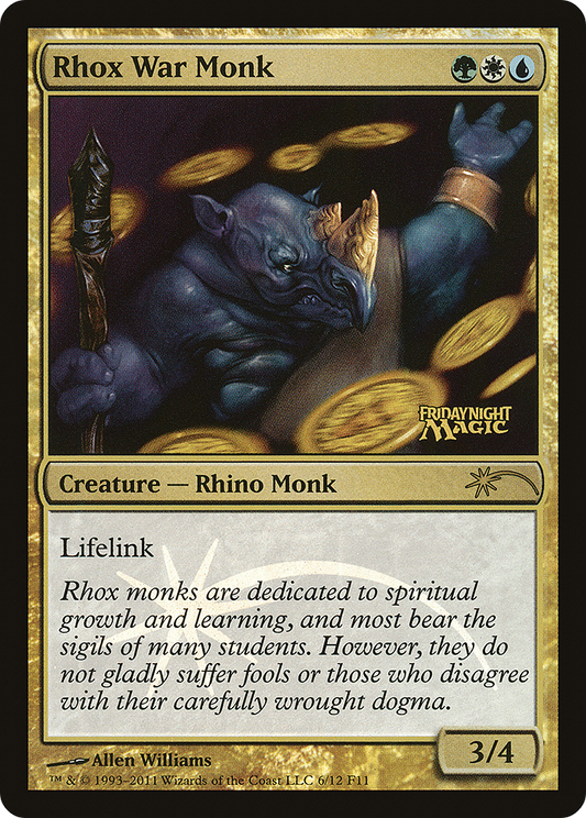 Rhox War Monk [Friday Night Magic 2011]