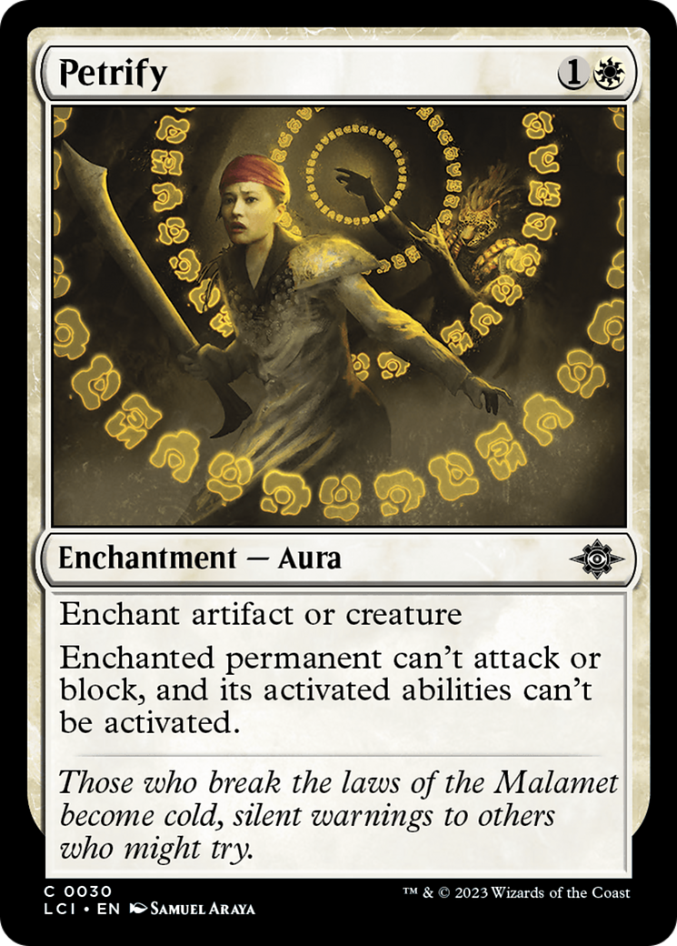 Petrify [The Lost Caverns of Ixalan] Foil