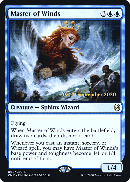 Master of Winds [Zendikar Rising Prerelease Promos]